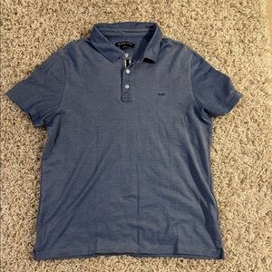 Michael Kors Classic Blue Polo Shirt size L